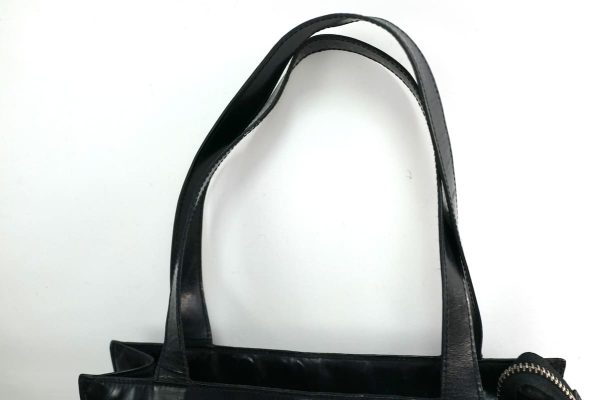 imgrc0090497392 Chanel Cocomark Tote Bag Logo Black Enamel Silver