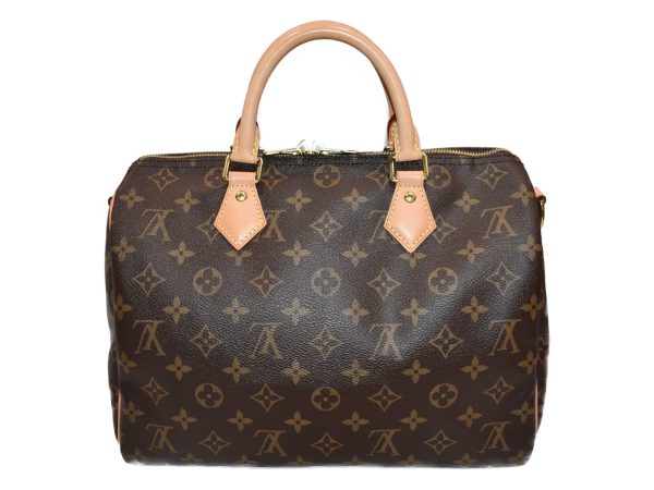 imgrc0090620564 Louis Vuitton Monogram Coated Canvas Handbag Brown