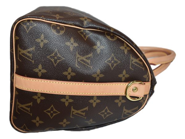 imgrc0090620566 Louis Vuitton Monogram Coated Canvas Handbag Brown