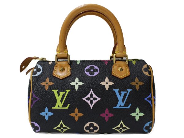 imgrc0092074711 Louis Vuitton Mini Speedy Shoulder Bag Monogram Multicolor Black