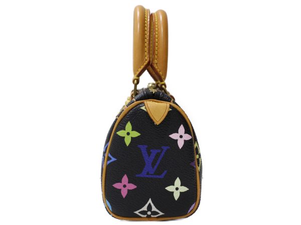 imgrc0092074712 Louis Vuitton Mini Speedy Shoulder Bag Monogram Multicolor Black