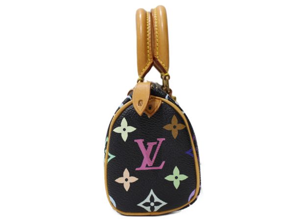 imgrc0092074713 Louis Vuitton Mini Speedy Shoulder Bag Monogram Multicolor Black