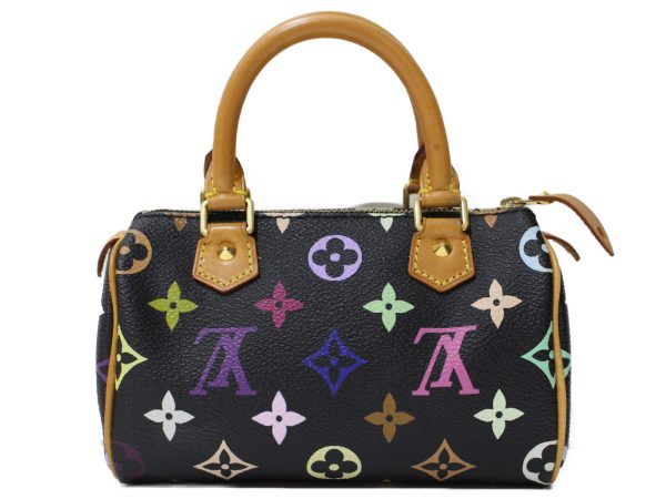 imgrc0092074714 Louis Vuitton Mini Speedy Shoulder Bag Monogram Multicolor Black