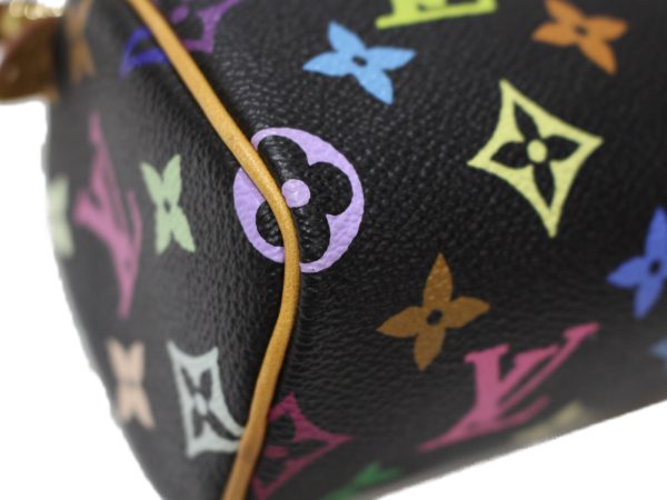 imgrc0092074717 Louis Vuitton Mini Speedy Shoulder Bag Monogram Multicolor Black