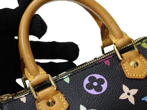 imgrc0092074723 Louis Vuitton Mini Speedy Shoulder Bag Monogram Multicolor Black