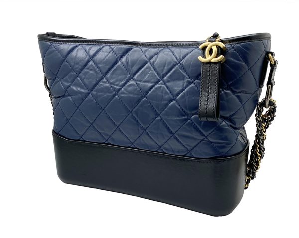 imgrc0092209450 Chanel Gabriel Chain Shoulder Bag Navy