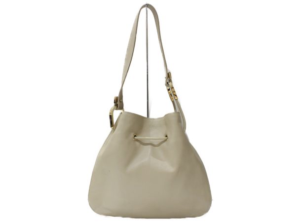 imgrc0092452205 Gucci Drawstring Leather Shoulder Bag Ivory