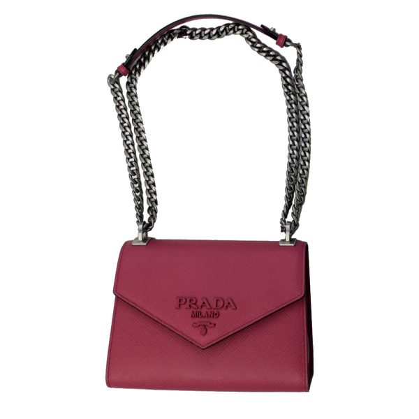 imgrc0092597760 Prada Crossbody Chain Shoulder Bag Rose Pink