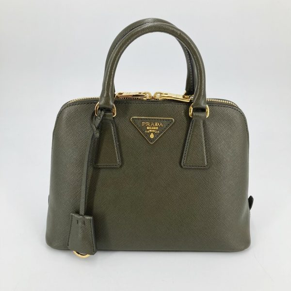 imgrc0092971198 Prada Saffiano Lux 2 Way Bag Khaki