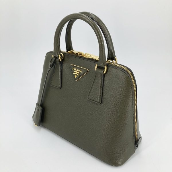 imgrc0092971207 Prada Saffiano Lux 2 Way Bag Khaki