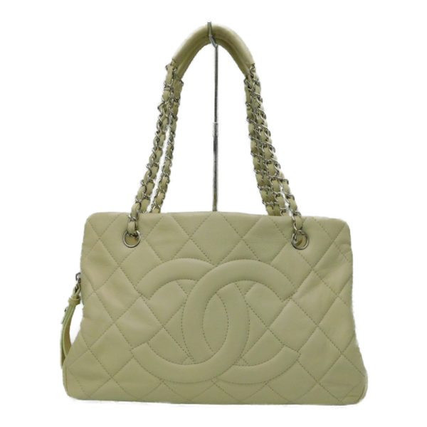 imgrc0094882216 CHANEL Matelasse Chain Shoulder Bag Silver Hardware Coco Mark Ivory