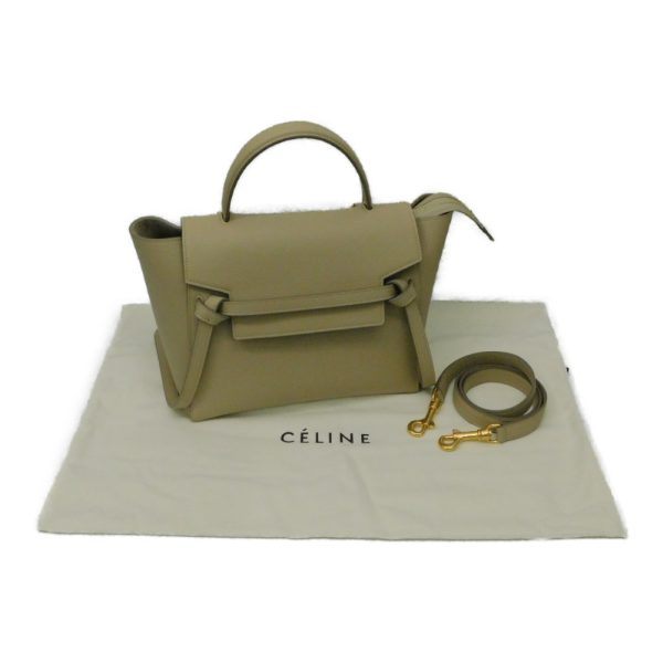 imgrc0094907903 Celine Micro Belt Bag Beige Leather