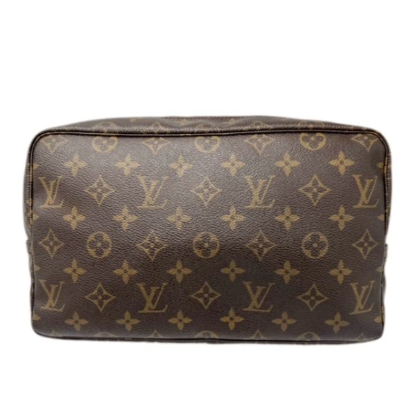 created by Background Eraser LOUIS VUITTON Truth Toilette 28 Pouch Travel Case Brown