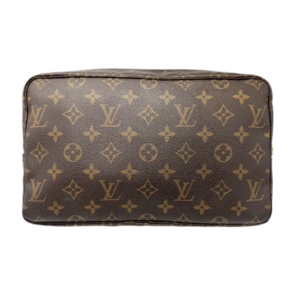 created by Background Eraser LOUIS VUITTON Truth Toilette 28 Pouch Travel Case Brown