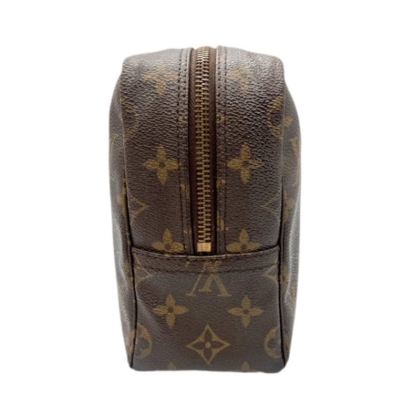 created by Background Eraser LOUIS VUITTON Truth Toilette 28 Pouch Travel Case Brown