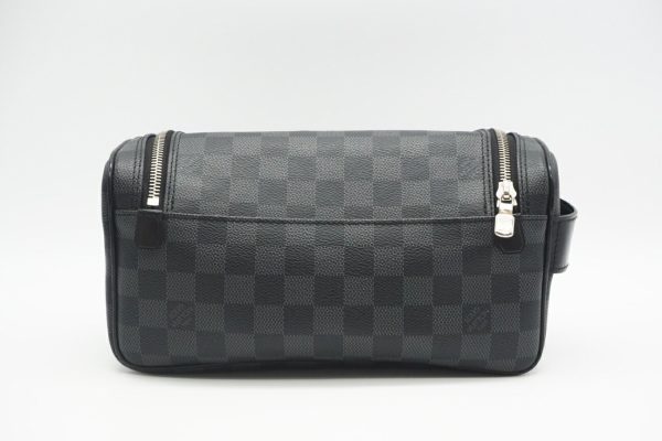 imgrc0095357129 Louis Vuitton Toilette Pouch Damier Graphite Black Gray