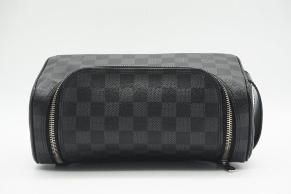 imgrc0095357130 Louis Vuitton Toilette Pouch Damier Graphite Black Gray