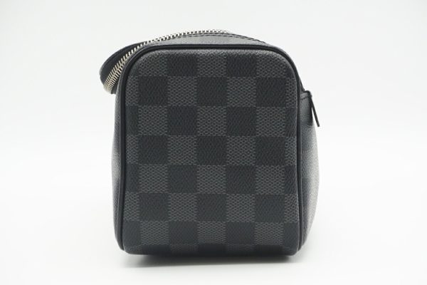 imgrc0095357132 Louis Vuitton Toilette Pouch Damier Graphite Black Gray