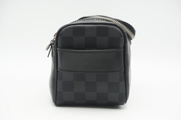 imgrc0095357133 Louis Vuitton Toilette Pouch Damier Graphite Black Gray