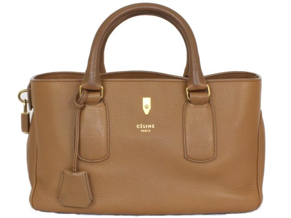 imgrc0095871958 Celine Boogie Handbag Tan Brown Leather Ladies Gift Present