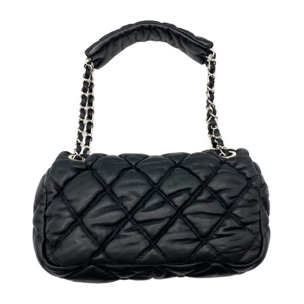 imgrc0096231063 Chanel Bubble Quilt Chain Shoulder Bag Lambskin Black