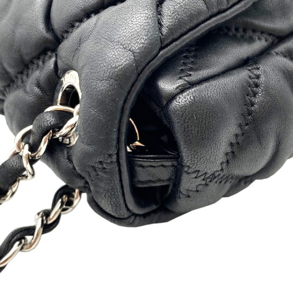 imgrc0096231072 Chanel Bubble Quilt Chain Shoulder Bag Lambskin Black