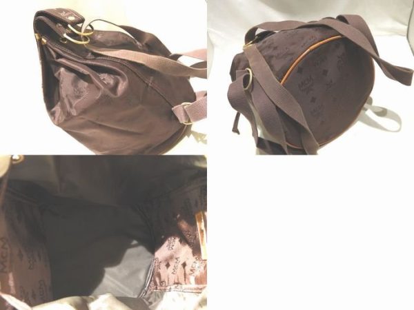 imgrc0096695277 MCM Nylon Drawstring Rucksack Brown