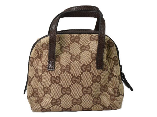 imgrc0096850402 Gucci Mini Bag Canvas Leather Beige