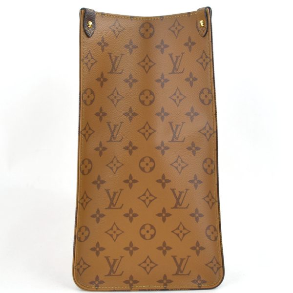 imgrc0097268396 Louis Vuitton On the Go GM Giant Monogram Reverse 2way Tote Shoulder Bag Brown