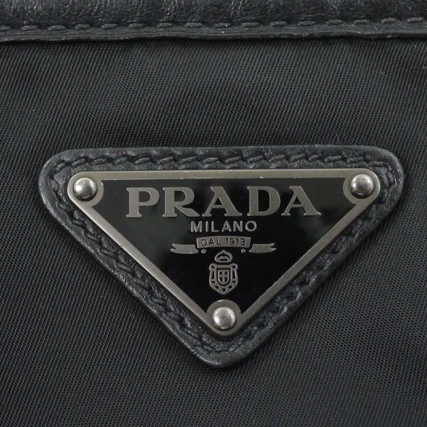 imgrc0098358136 Prada Triangle Logo Crossbody Shoulder Bag Black