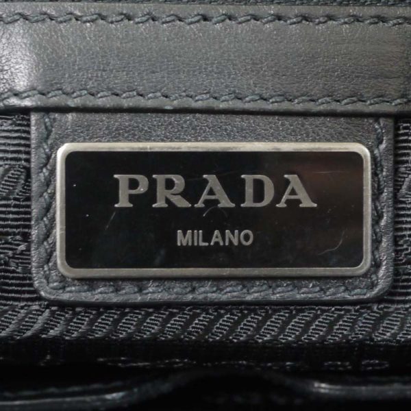 imgrc0098358137 Prada Triangle Logo Crossbody Shoulder Bag Black