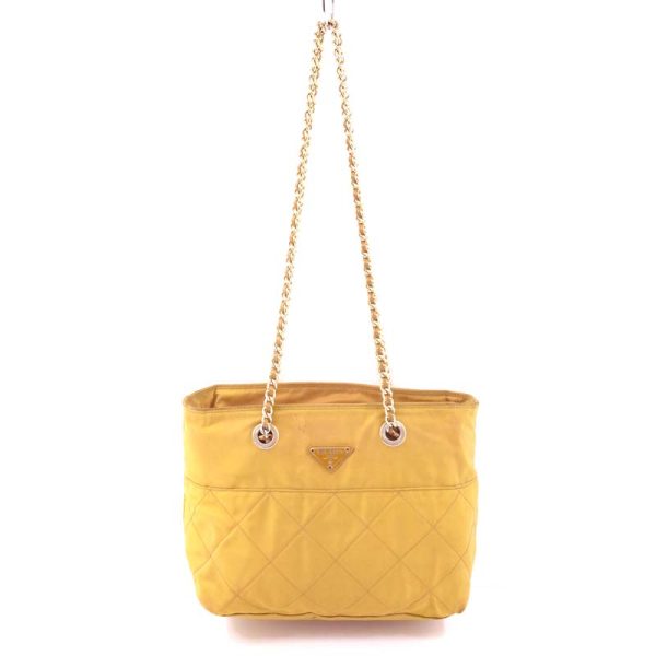 imgrc0098803443 Prada Quilted Chain Shoulder Bag Yellow