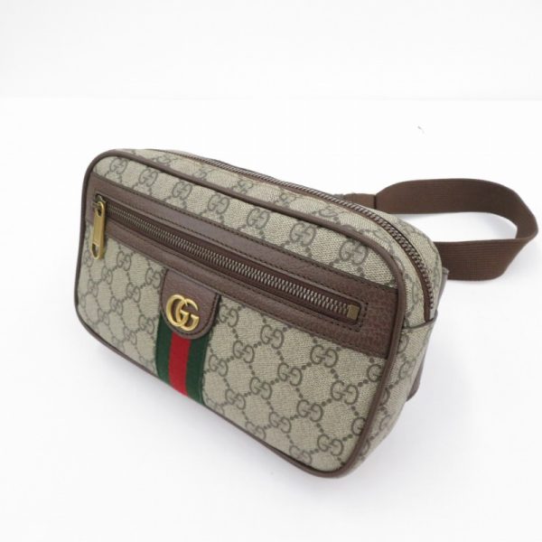 imgrc0098866755 Gucci Ophidia GG Belt Bag GG Supreme Body Bag Waist Bag Brown