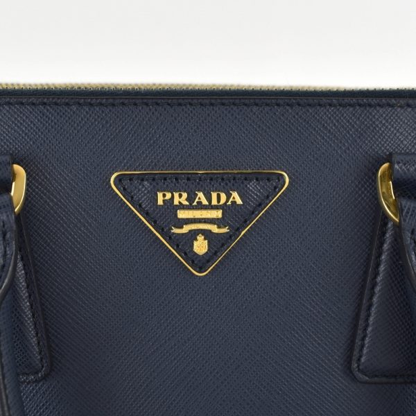 imgrc0098957978 Prada Galleria Mini Saffiano Leather Handbag Navy