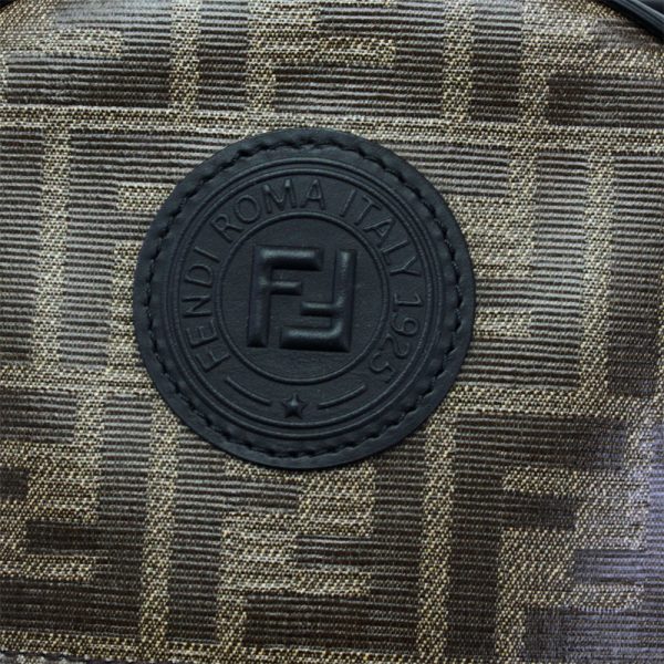 imgrc0099071742 Fendi Rucksack Backpack Zucca Pattern Brown Black