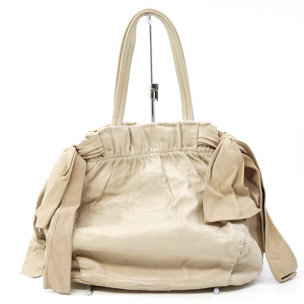 imgrc0099165023 Prada Nappa Antique 2 Way Tote Beige