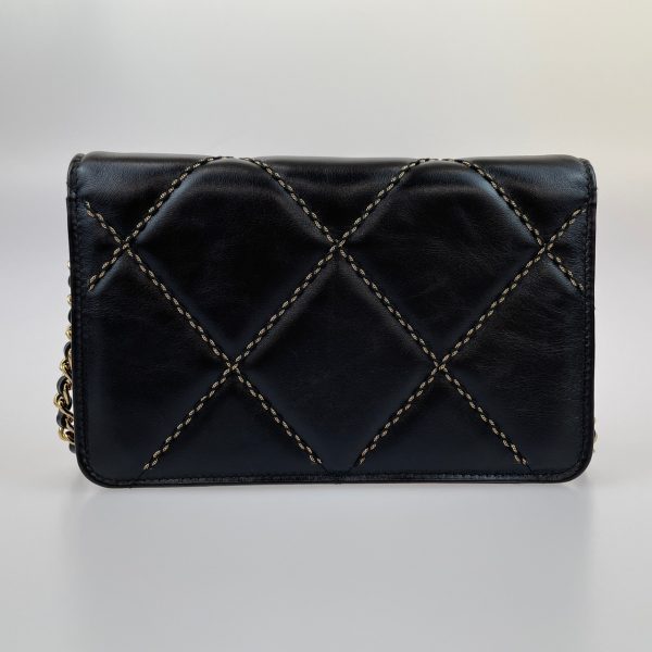 imgrc0099447870 Chanel Matelasse Chain Wallet Black