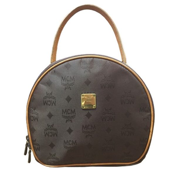 imgrc0103360388 MCM Logogram Handbag Brown