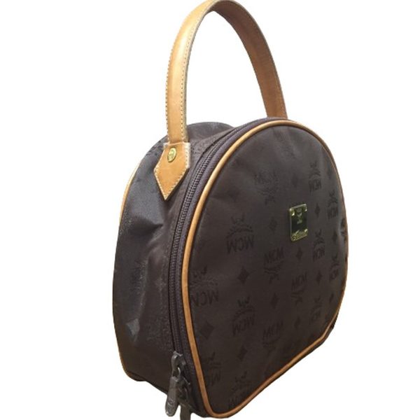 imgrc0103360390 MCM Logogram Handbag Brown