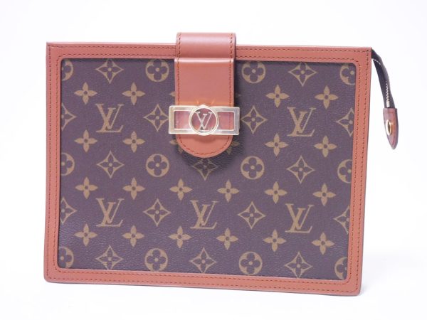 imgrc0103368102 Louis Vuitton Pochette Dauphine Clutch Bag Monogram Reverse