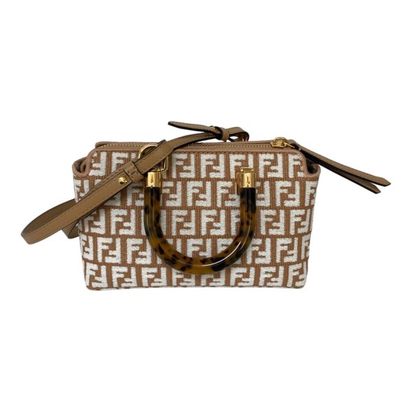 imgrc0104552632 Fendi By The Way Mini Handbag Fabric Tortoiseshell Beige