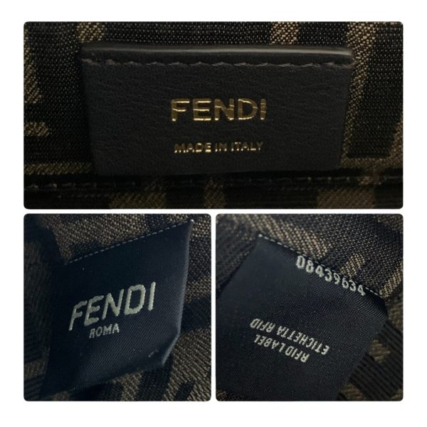 imgrc0104552636 Fendi By The Way Mini Handbag Fabric Tortoiseshell Beige