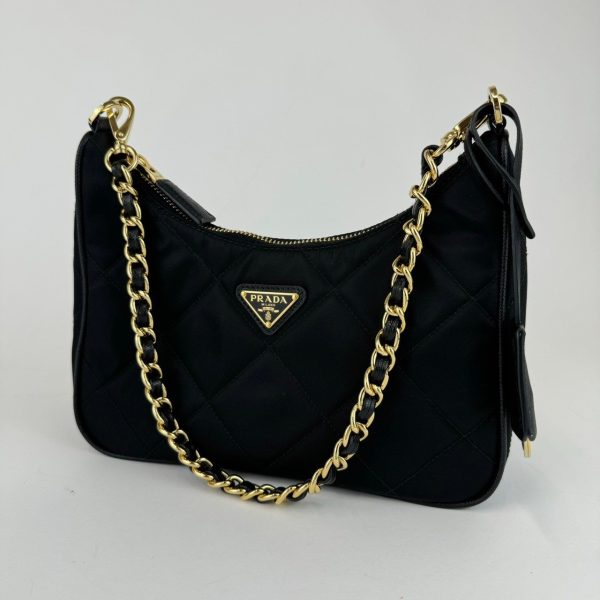 imgrc0106385796 PRADA Re Edition Chain Re Nylon Mini Bag Re Nylon Black