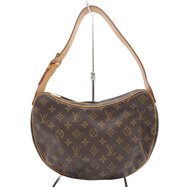 imgrc0106491328 Louis Vuitton Croissant Handbag Monogram Brown