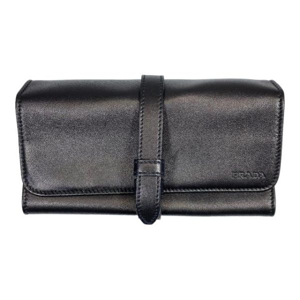 imgrc0107677111 Prada Watch Case Leather Black