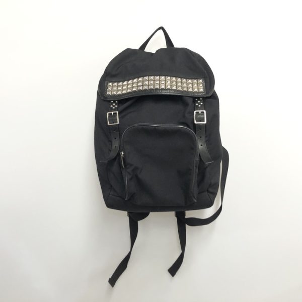 imgrc0109131441 Saint Laurent Rucksack Studded Back Pack Bag Black