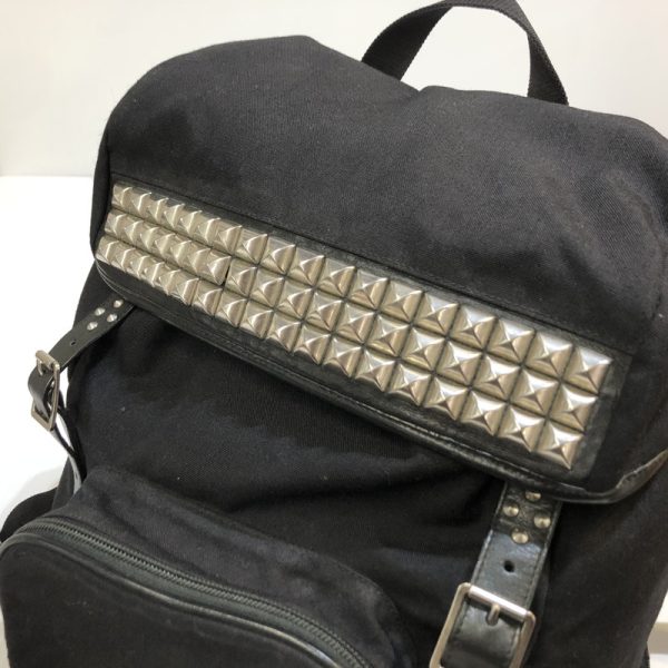 imgrc0109131444 Saint Laurent Rucksack Studded Back Pack Bag Black