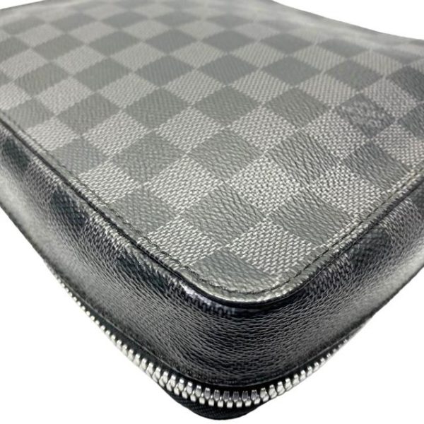 imgrc0111305565 Louis Vuitton Damier Graphite Clutch Bag Leather Black