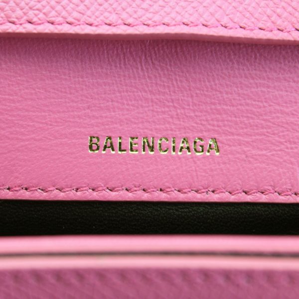 imgrc0113569805 Balenciaga Ville Mini Shoulder Bag Leather Pink