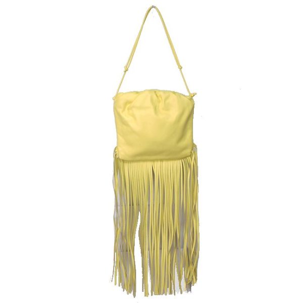 imgrc0113572959 Bottega Veneta The Fringe Pouch Nappa Leather Sorbet